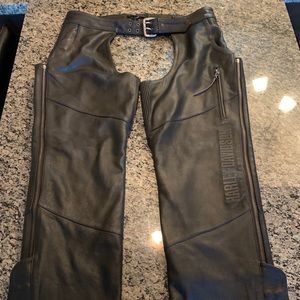 Black Leather Men’s HARLEY DAVIDSON Chaps